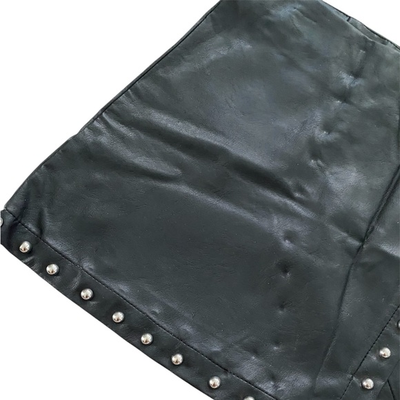 SA Sabrina Spellman Forever 21 Faux Leather Studded Skirt - Picture 10 of 16